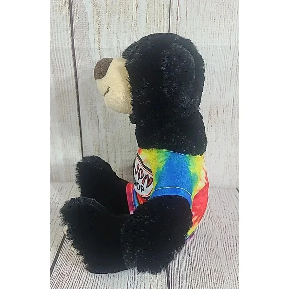 Soft Stuff Plush Ron Jon Surf Shop Teddy Bear Stuffed Animal Black 10.5